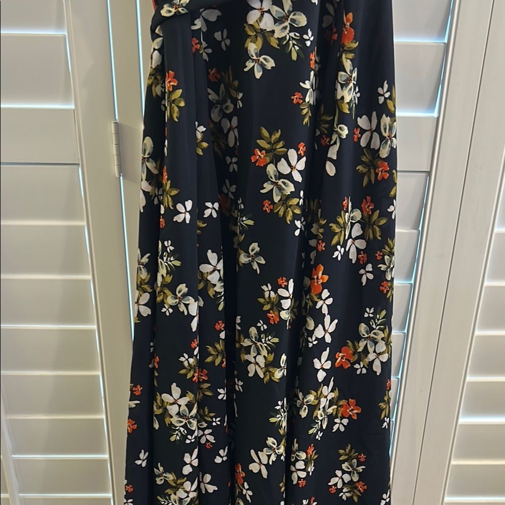 Jill Stuart Ruffle Floral Wrap Dress Sz 6 - Picture 7 of 8